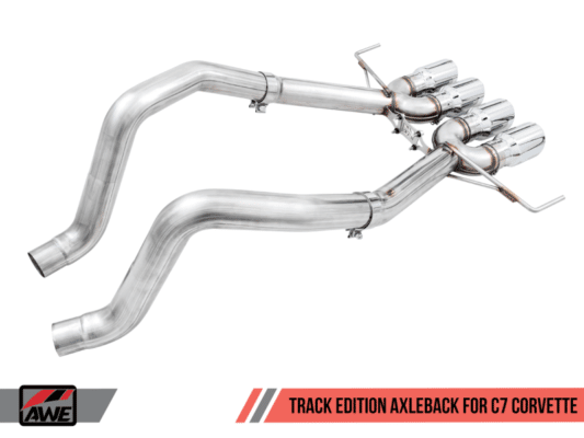 Alternative view of AWE Tuning 14-19 Chevy Corvette C7 Z06/ZR1 (w/o AFM) Track Edition Axle-Back Exhaust w/Chrome Tips
