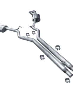 ARH 2015+ Ford Mustang 2-1/4in x 2-1/2in Catback w/ Polished SS Quad Tips