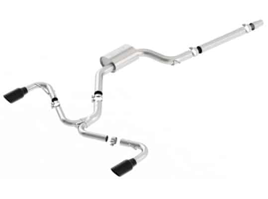 Borla 2018 Volkswagen GTI (MK7.5) 2.0T AT/MT SS S-Type Catback Exhaust w/Black Chrome Tips