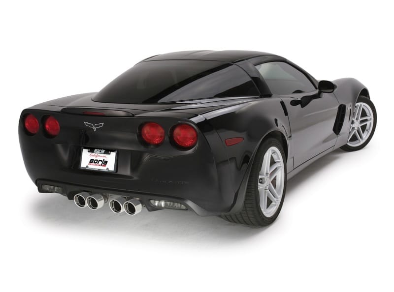 Borla 06-13 Chevy Corvette C6 ZO6/ZR1 Manual Trans S-Type II Rear Section Exht Dual Rd Rolled Tips - Image 2
