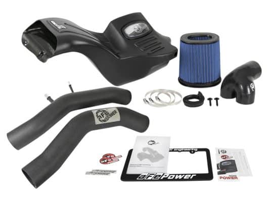 Alternative view of aFe Momentum XP Pro 5R Cold Air Intake System w/Black Aluminum Intake Tubes 15-18 Ford F-150 V8-5.0L