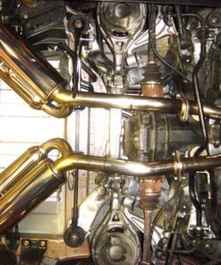 Alternative view of HKS 03-06 350z Dual Hi-Power Titanium Tip Catback Exhaust