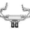 Soul 2022 Porsche 992 GT3 Catted Valved Exhaust Package - 4in Straight Cut Satin Black Tips
