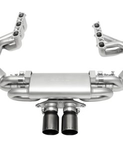 Soul 2022 Porsche 992 GT3 Catted Valved Exhaust Package - 4in Straight Cut Satin Black Tips