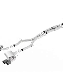 Borla 16-17 Chevy Camaro 6.2L 4in Dual CF Tips w/Black Core Dual Split Exit ATAK Catback Exhaust