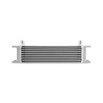 Alternative view of Mishimoto Universal -8AN 10 Row Oil Cooler - Silver