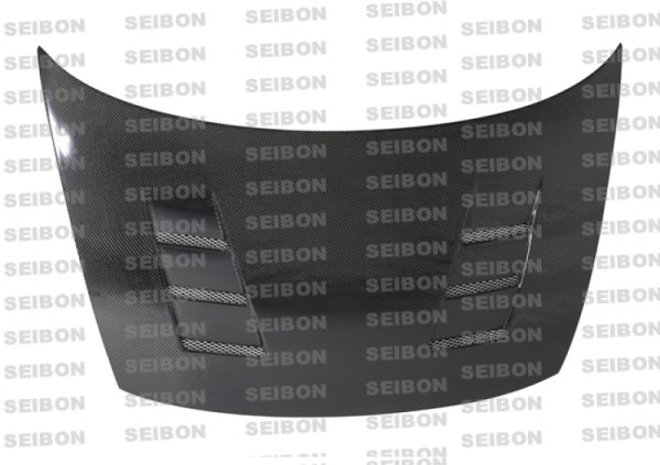 Alternative view of Seibon 06-10 Honda Civic 2 Door TS STyle Carbon Fiber Hood