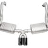 SOUL 13-16 Porsche 981 Cayman / Boxster Valved Exhaust - Black Chrome Tips