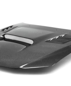 Alternative view of Seibon 08-09 Subaru WRX/STi CW-style Carbon Fiber Hood