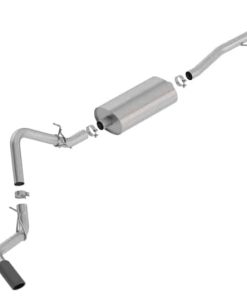 Borla 2019 Silv/Sierra C/B Exh Touring 1500 5.3L V8 EC STB(78.8) CC SB(69.3) 147.4 WB Blk Chrome Tip