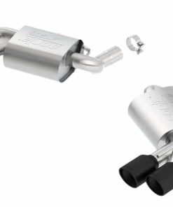 Alternative view of Borla 16-18 Chevy Camaro V8 SS AT/MT ATAK Rear Section Exhaust w/o Dual Mode Valves Ceramic Black