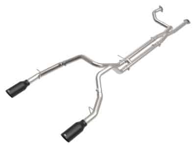 Alternative view of aFe Vulcan Series 3in 304SS Cat-Back Exhaust 21+ Ram 1500 TRX V8-6.2L w/ Black Tips