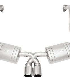 SOUL 09-12 Porsche 987.2 Cayman / Boxster Valved Exhaust - Straight Cut Signature Satin Tips
