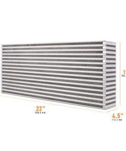 Mishimoto Universal Air-to-Air Intercooler Core - 22in / 12in / 4.5in