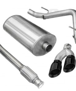 Corsa 10-13 Chevrolet Silverado Crew Cab/Short Bed 1500 4.8L V8 Black Sport Cat-Back Exhaust