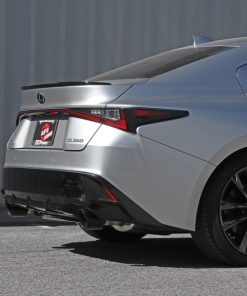 Alternative view of aFe Takeda 14-22 Lexus IS350 V6 2.5in. 304 Stainless Steel Axle-Back Exhaust System w/ Black Tip