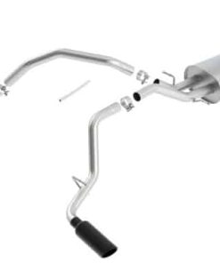 Borla 14-18 GMC Sierra 1500 5.3L Reg Cab 78.8in Bed 2.75 to 2.25in Atak Catback (Black Chrome Tip)