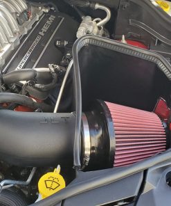 Alternative view of JLT 2021 Dodge Durango Hellcat 6.2L Black Textured Cold Air Intake Kit w/Red Filter