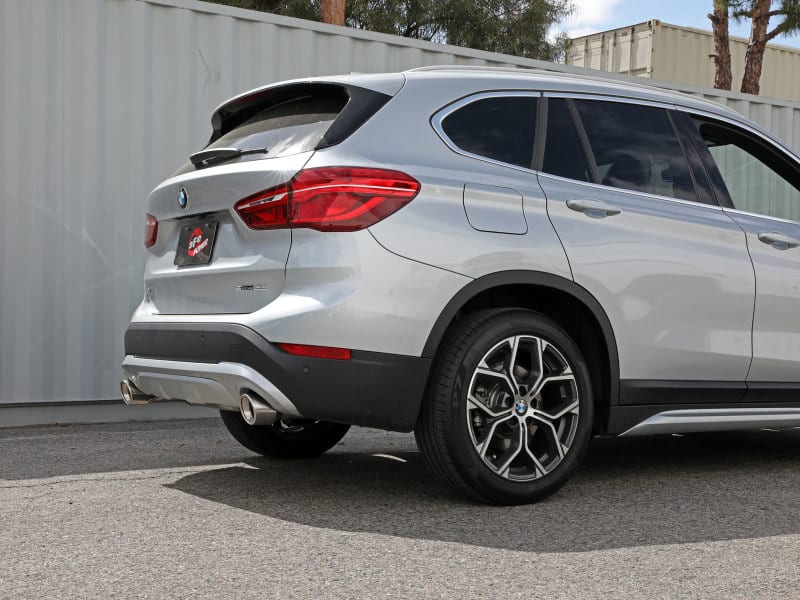 aFe 15-21 BMW X1 F48 L4 2.0L (t) MACH Force-Xp 3 to 2-1/2 IN SS Axle-Back Exhaust w/Polished Tip - Image 2