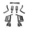 Corsa 15-17 Dodge Challenger Sport Cat-Back Dual Rear Exit with Twin 3.5in Polished Pro-Series Tips