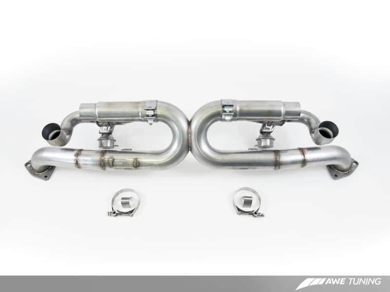 AWE Tuning Porsche 991 SwitchPath Exhaust for PSE Cars Chrome Silver Tips - Image 9