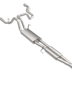 Alternative view of Kooks 21+ Ford F150 2.7/3.5/5.0L 3in Dual Cat-Back Rear Exit Exhaust w/Polished Tips