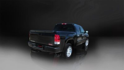 Alternative view of Corsa 07-08 Chevrolet Silverado Crew Cab/Short Bed 1500 5.3L V8 Black Sport Cat-Back Exhaust