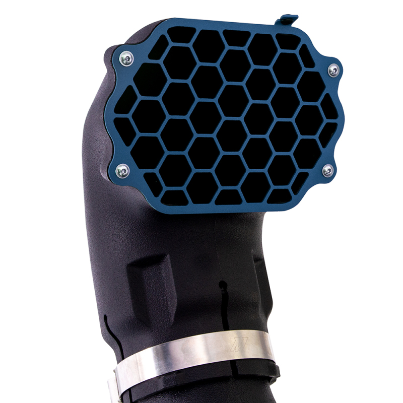 Mishimoto BORNE Off-Road 2018+ Jeep Wrangler JL Snorkel - Micro-Wrinkle Blue - Image 5