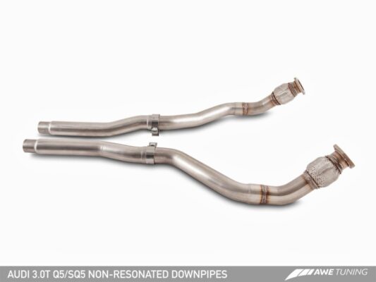 Alternative view of AWE Tuning Audi 8R SQ5 Touring Edition Exhaust - Quad Outlet Diamond Black Tips