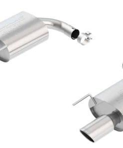Alternative view of Borla S-Type Rear Section 15-17 Ford Mustang GT 5.0L V8 MT/AT 2.5in pipe 4in tip