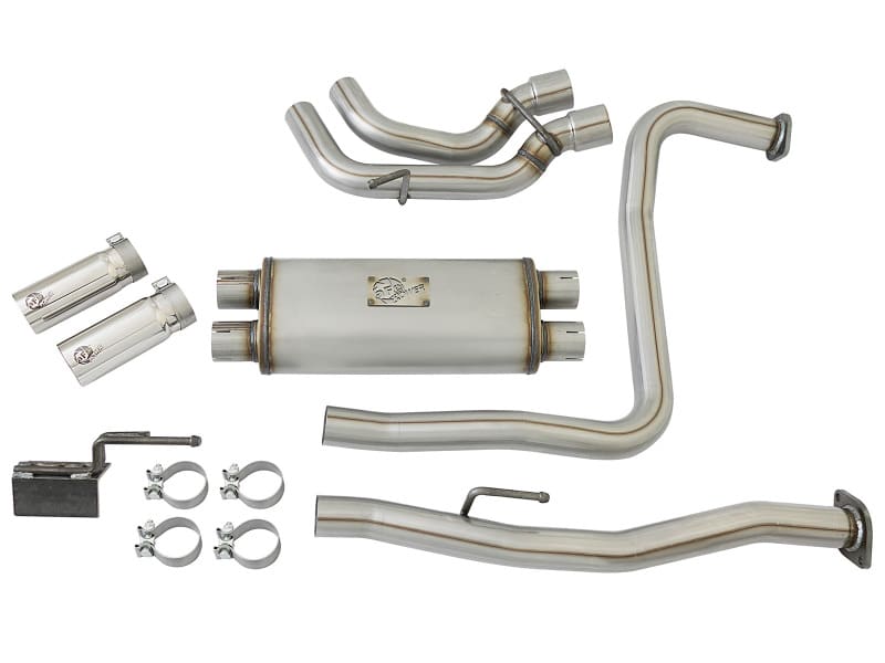 aFe Rebel Series 3in SS Cat-Back Exhaust System w/ Polished Tip 04-15 Nissan Titan V8 5.6L - Image 9