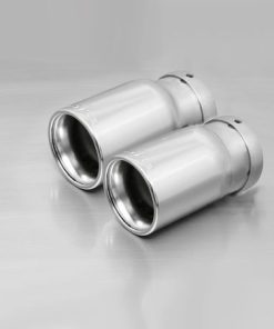 Remus 2014 BMW 3 Series F30/F31 76mm Rolled Edge Chromed Tail Pipe Set