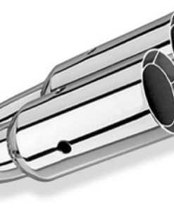 Borla Universal Polished Tip Dual Round Intercooled (inlet 2 1/2in. Outlet 3in) *NO Returns*