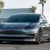VR Aero 2018+ Tesla Model 3 Gloss Carbon Fiber Front Lip Spoiler