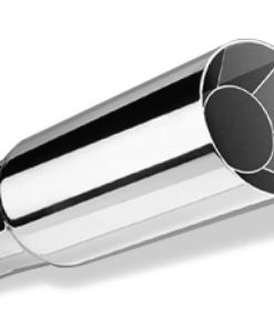 Borla Universal Polished Tip Single Round Intercooled (inlet 2in. Outlet 2 1/2in) *NO Returns*