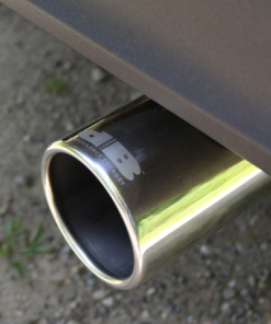 Alternative view of Corsa 18+ Jeep Wrangler JL 2.5in Dual Rear Exit Polished Tips Touring Axle-Back Exhaust