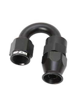 Snow -6AN 180 Degree PTFE Hose End (Black)