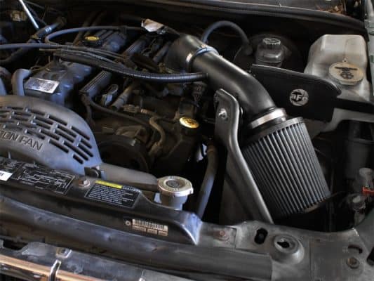 Alternative view of aFe MagnumFORCE Intake Stage-2 Pro DRY S 93-98 Jeep Grand Cherokee (ZJ) 4.0L