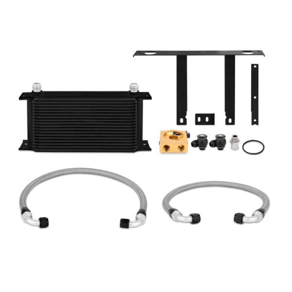 Alternative view of Mishimoto 10-12 Hyundai Genesis Coupe 2.0T Thermostatic Oil Cooler Kit - Black