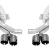 SOUL 09-11 Porsche 997.2 Carrera Sport Side Mufflers - Black Chrome Tips
