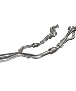 Kooks 05-10 Ford Mustang GT Manual 1 5/8in x 2 1/2in SS Long Tube Headers and OEM Catted SS X Pipe