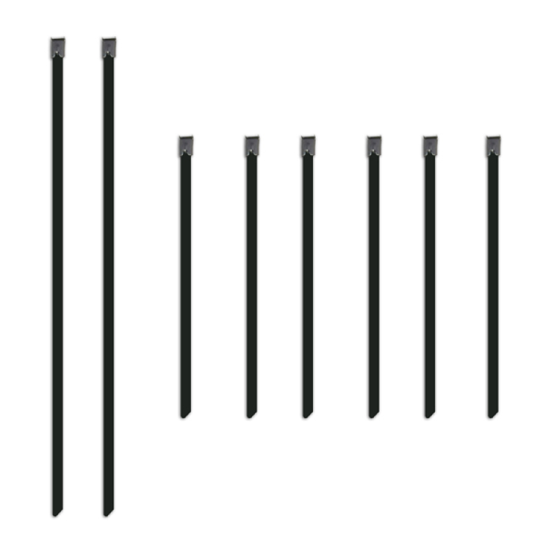 Mishimoto Set of Six 6in & Two 14in Stainless Steel Locking Ties - Image 2