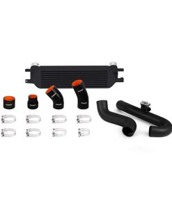 Mishimoto 2015 Ford Mustang EcoBoost Performance Intercooler Kit - Black Core Wrinkle Black Pipes