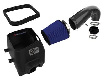 Alternative view of aFe 19-20 Dodge RAM 1500 5.7L Track Series Carbon Fiber Cold Air Intake System w/Pro 5R Filter