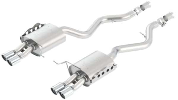 Alternative view of Borla 08-13 BMW M3 Coupe 4.0L 8cyl 6spd/7spd Aggressive ATAK Exhaust (rear section only)