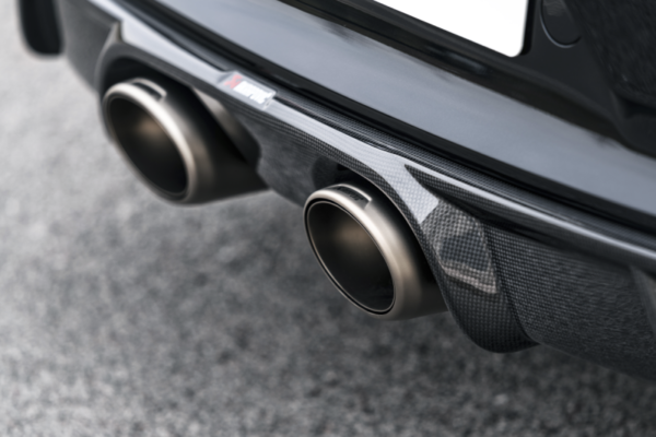 Alternative view of Akrapovic 16-17 Porsche 911 Carrera S/4/4S/GTS (991.2) Rear Carbon Fiber Diffuser - High Gloss