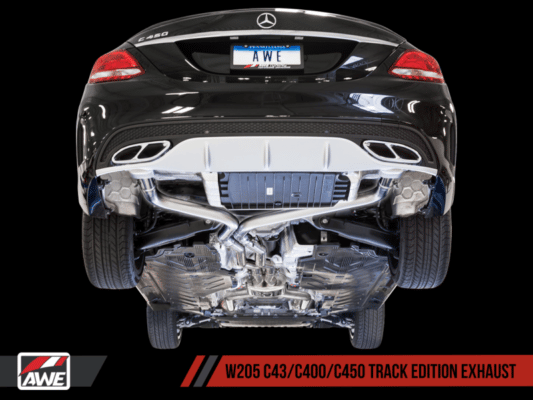 Alternative view of AWE Tuning Mercedes-Benz W205 C450 AMG / C400 Track Edition Exhaust