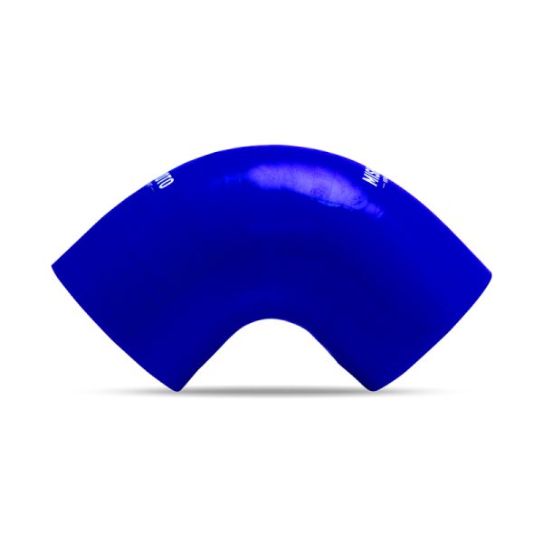 Alternative view of Mishimoto 2.25 Inch 90 Degree Coupler - Blue