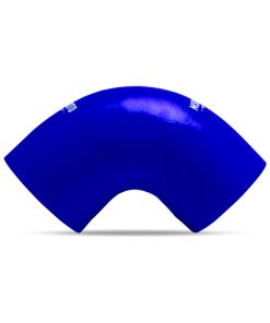 Alternative view of Mishimoto 2.5 Inch Blue 90 Degree Coupler