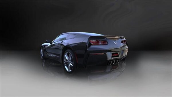 Alternative view of Corsa 2014 Chevy Corvette C7 Coupe 6.2L V8 AT/MT 2.75in Valve-Back Dual Rear Exit Black Xtreme Exht